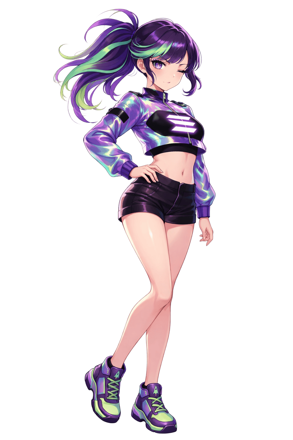 Anime Solana and Elon Musk